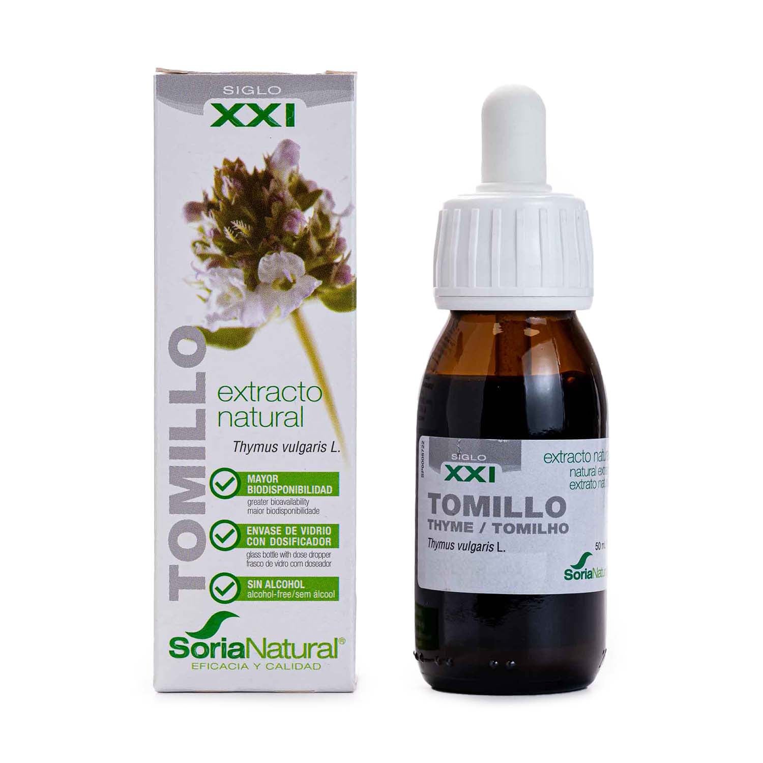 Extracto de tomillo 50ml Soria Natural