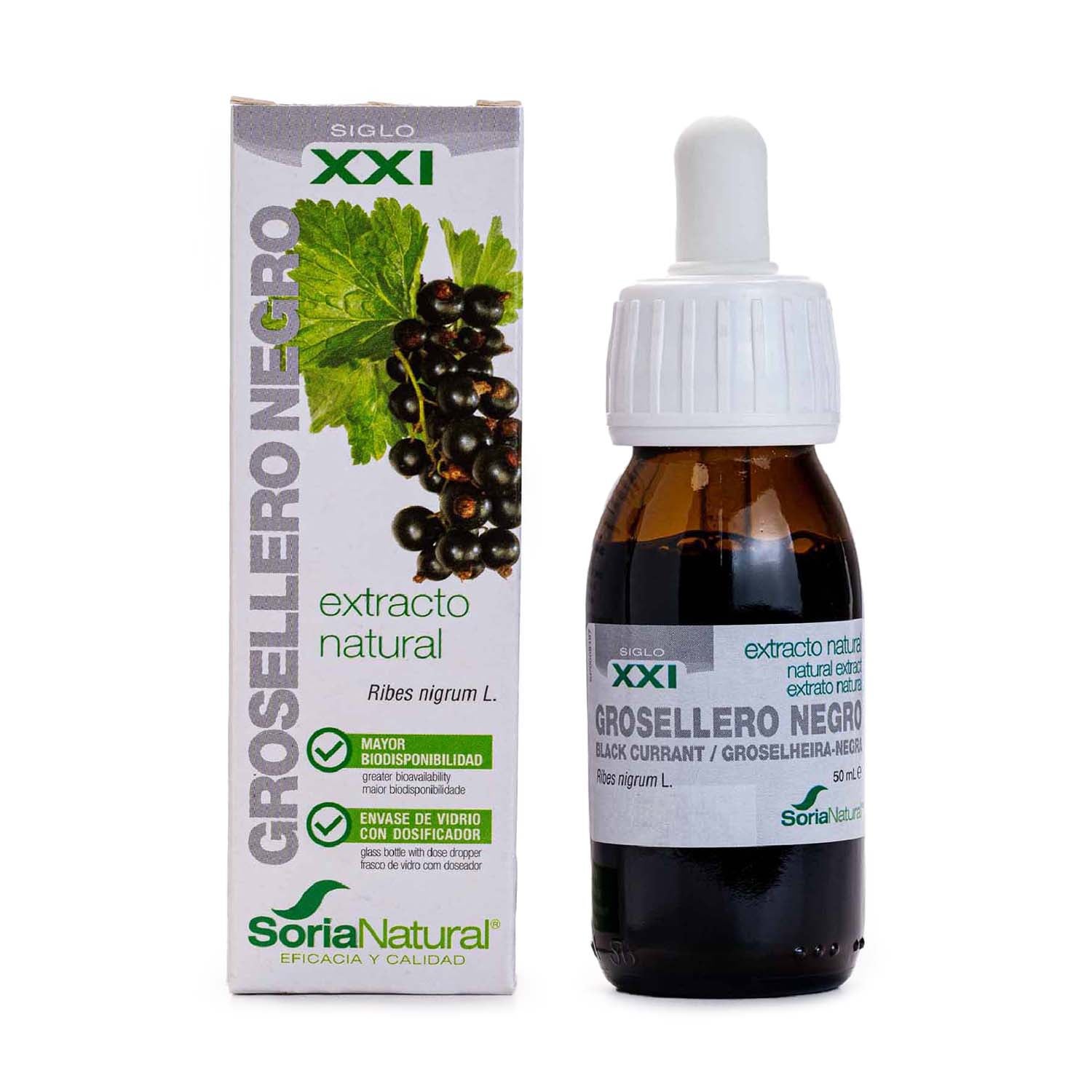 Extracto de grosellero negro 50ml Soria Natural