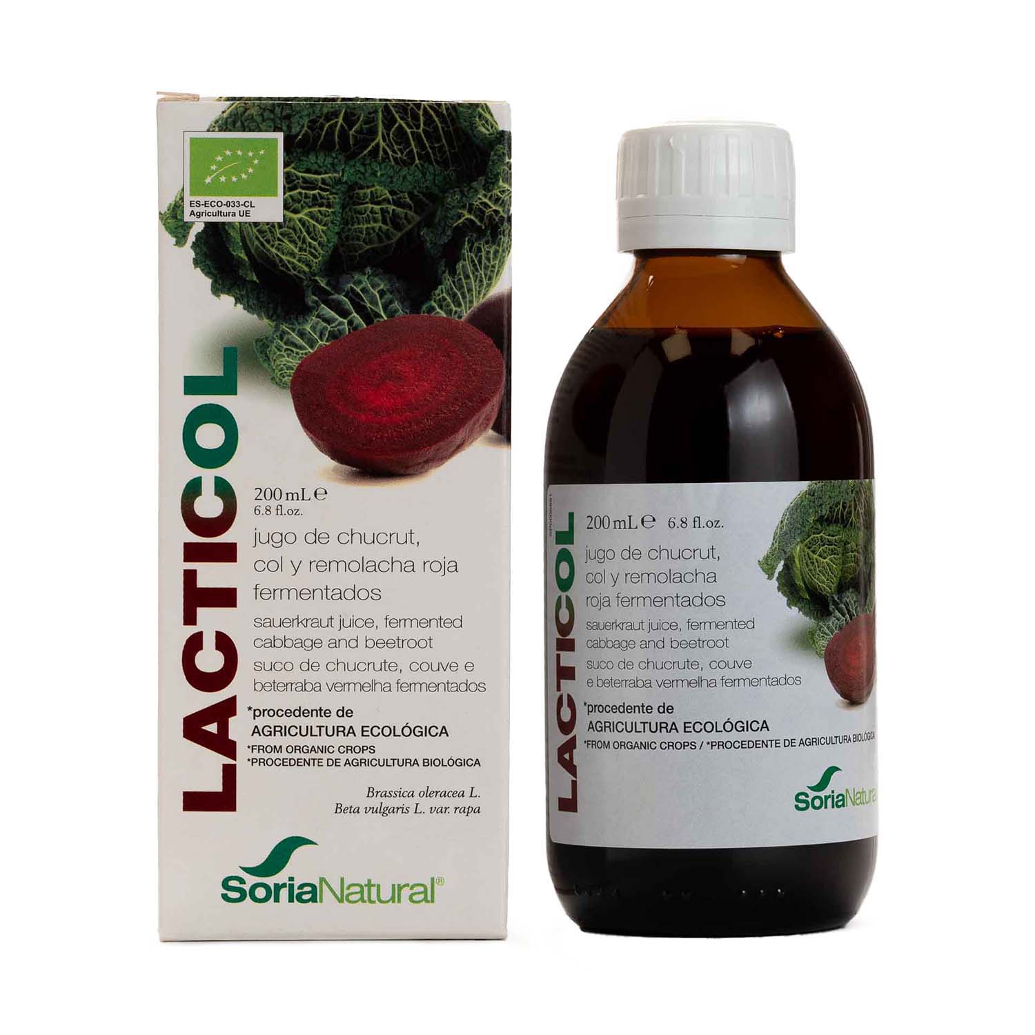 Jugo chucrut lacticol 200ml Soria Natural