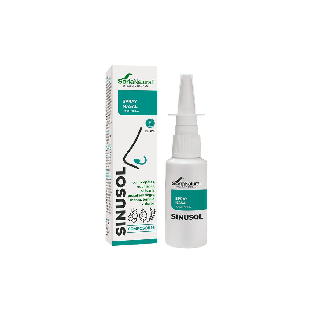Sinusol Spray nasal composor nº16 Sinusol 25ml Soria Natural | Herbolario Navarro