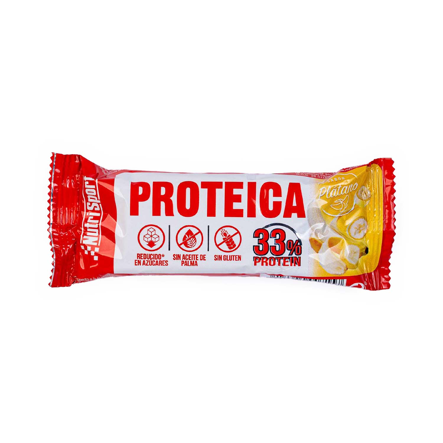 Barrita Proteica Sabor a Plátano Nutrisport