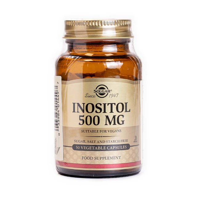 Inositol 500mg 50 cápsulas Solgar