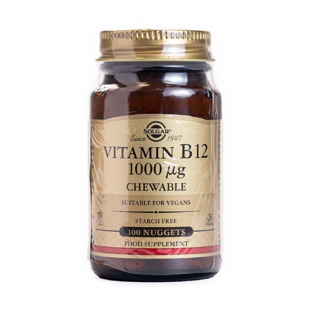 Vitamina B12 1000 mcg 100 comprimidos Solgar