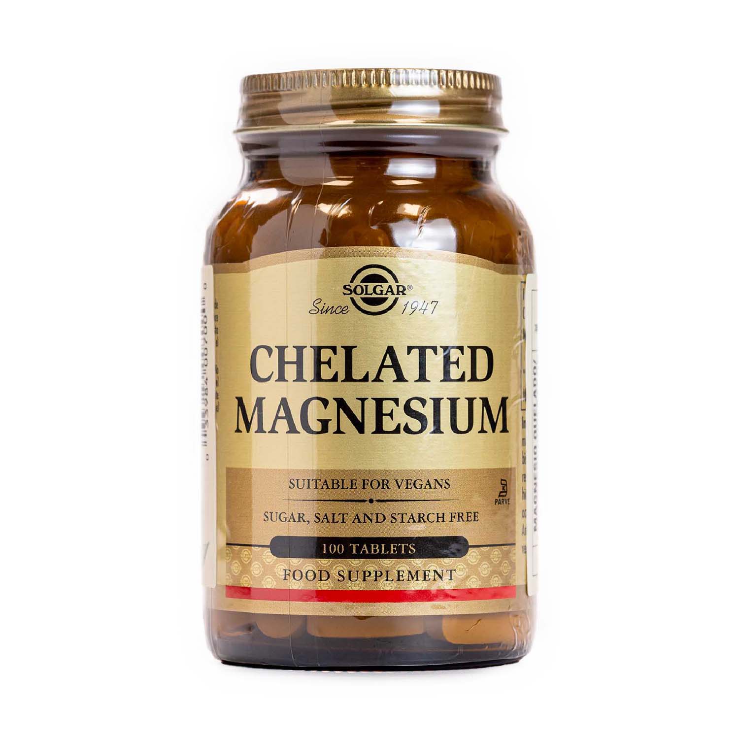 Magnesio Quelado 100 comprimidos Solgar