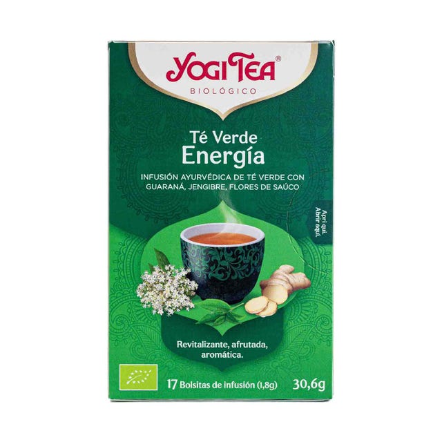 Infusión Té Verde Energía 17 filtros Yogi Tea
