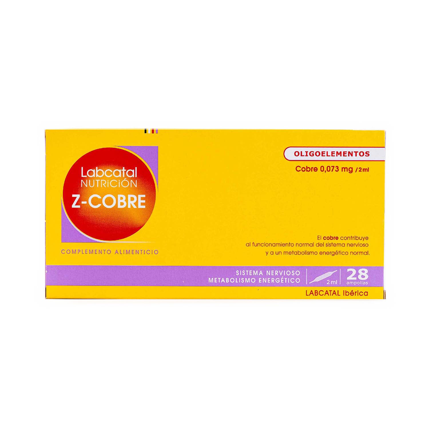 Zinc-Cobre 28 viales Labcatal