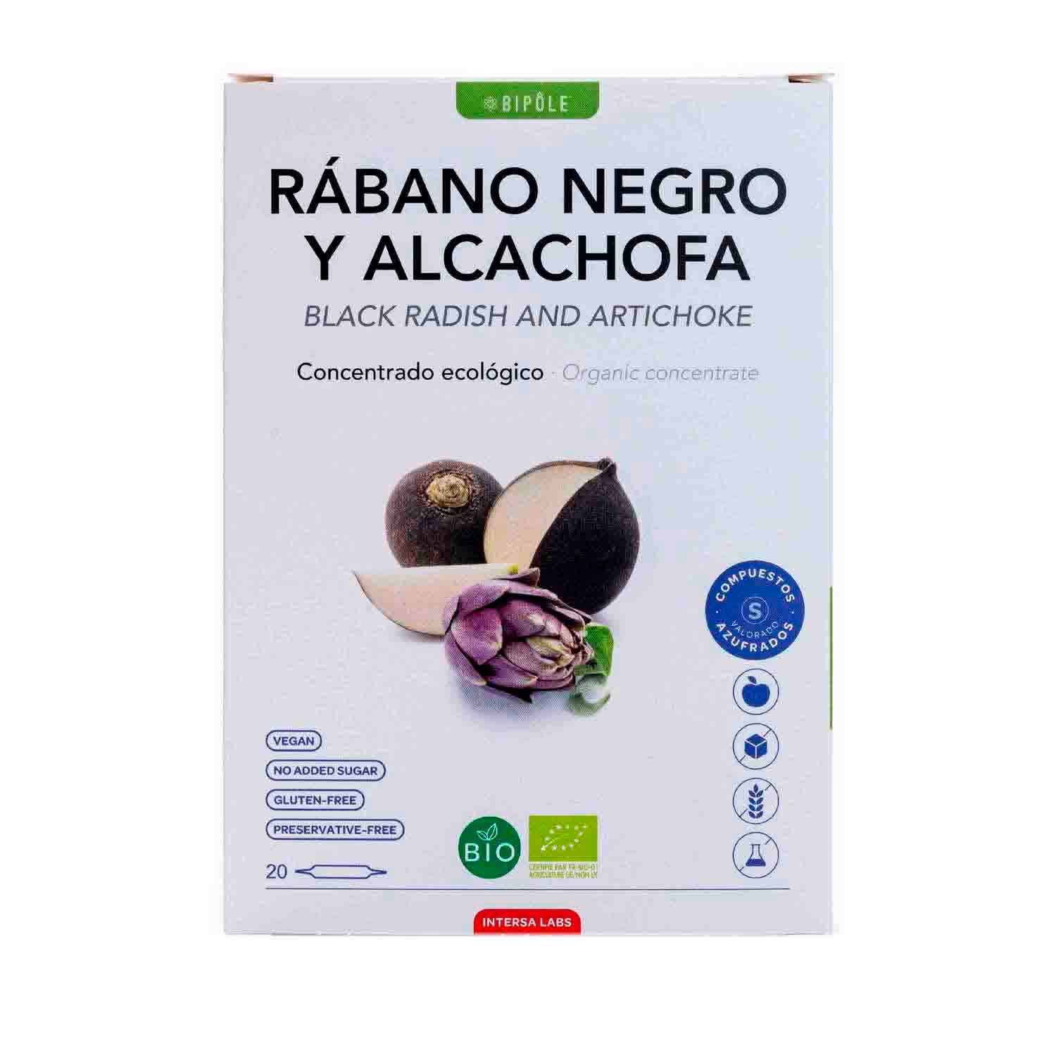 Bipole de Rábano Negro y Alcachofa 20 viales Formdiet
