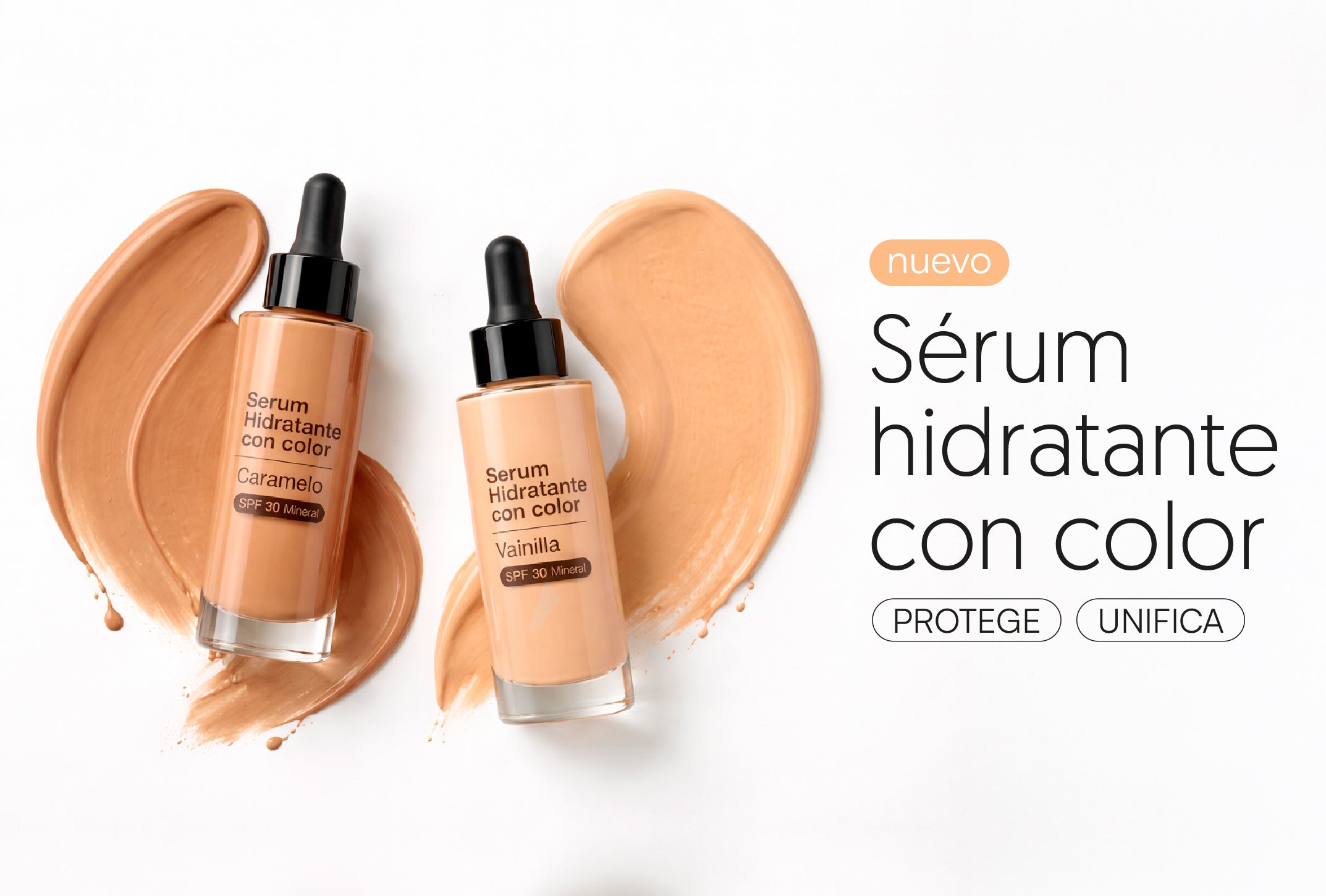Campaña estática serum de color