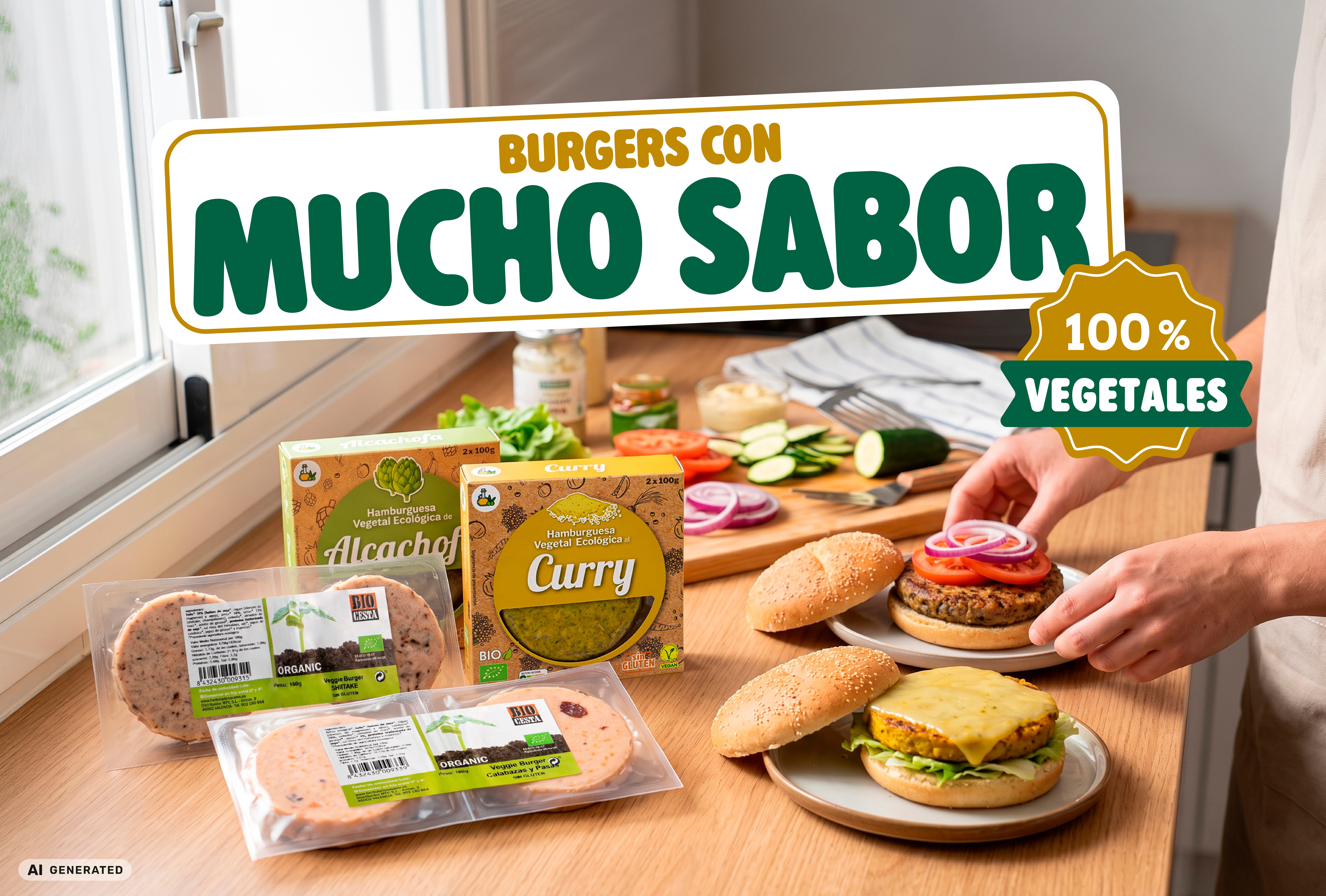 Gama burger vegana
