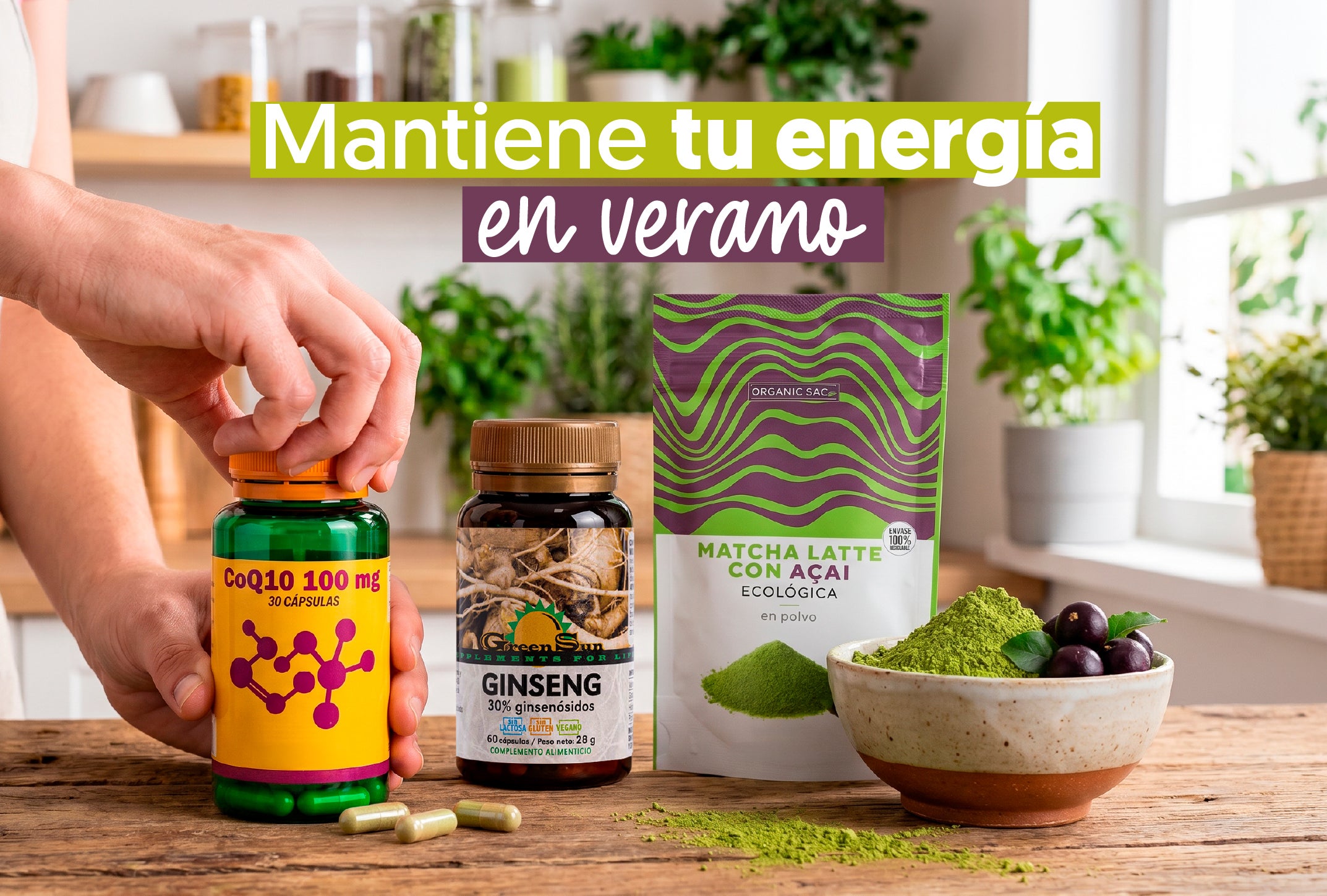Mantener la energía en verano