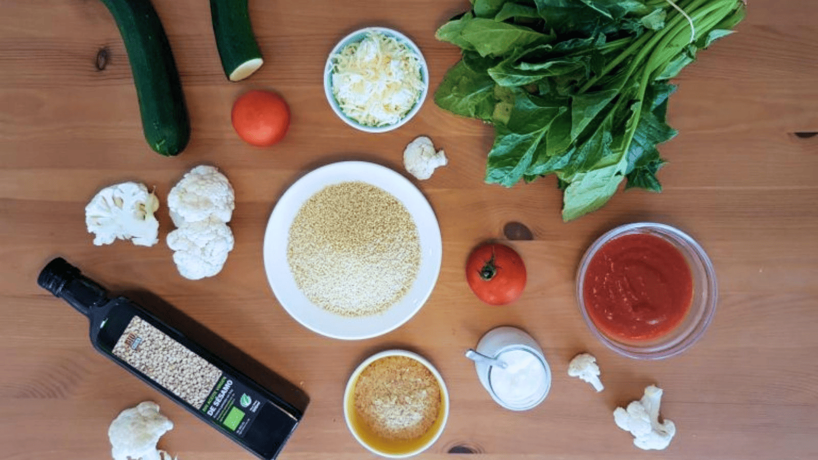 Receta: pastel de mijo con verduras